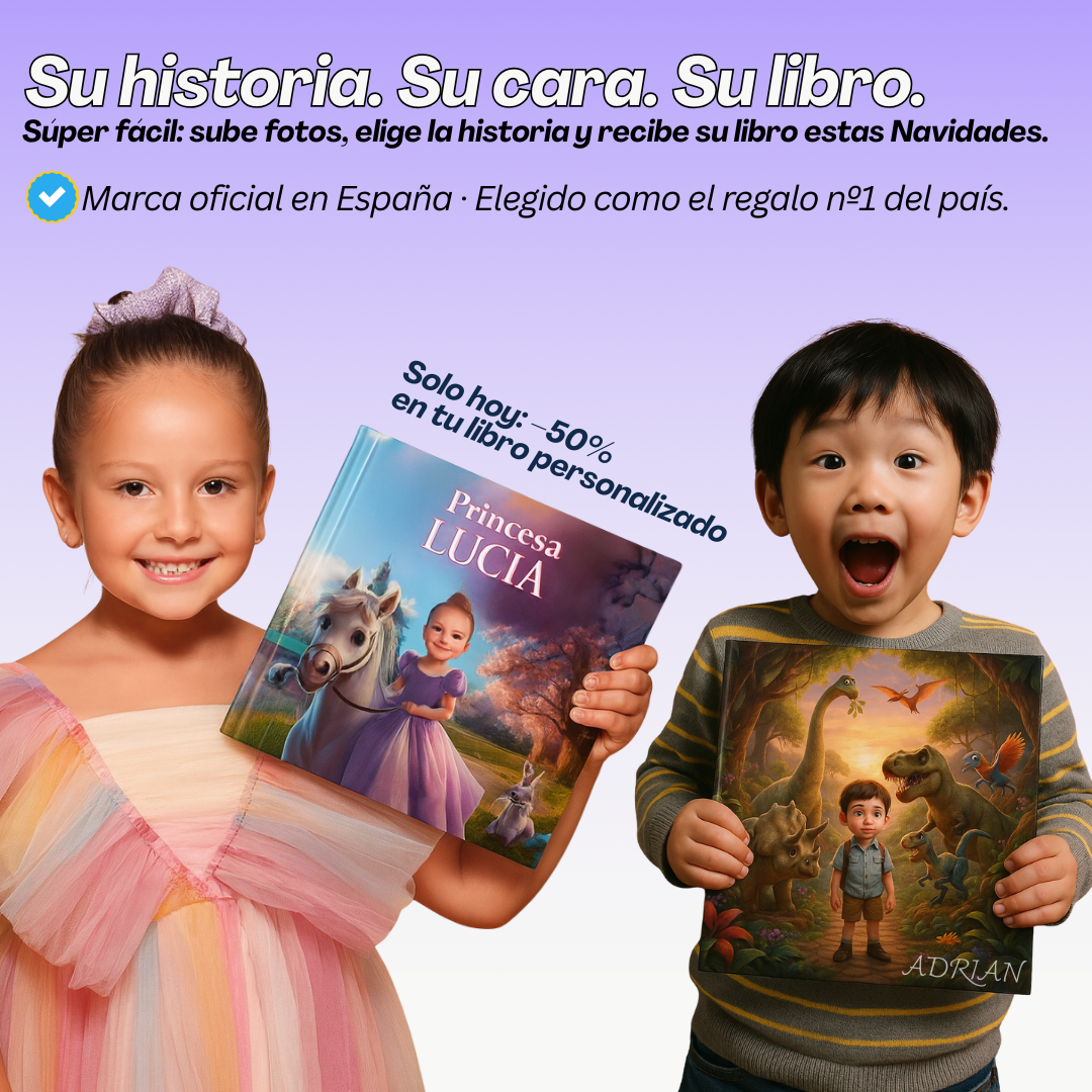 Libro'Mágico - Un libro donde él es el protagonista