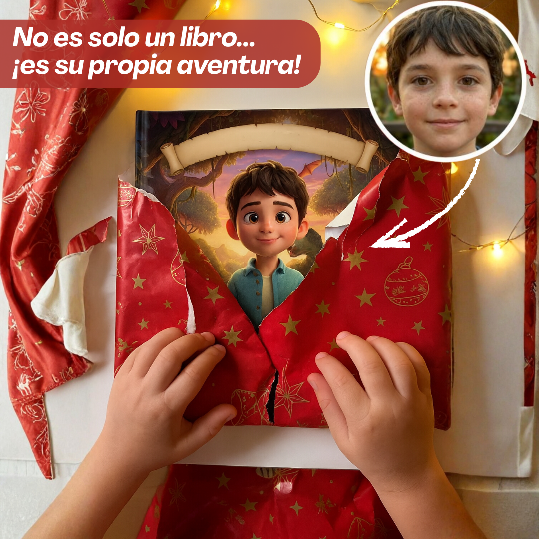 Libro'Mágico - Un libro donde él es el protagonista