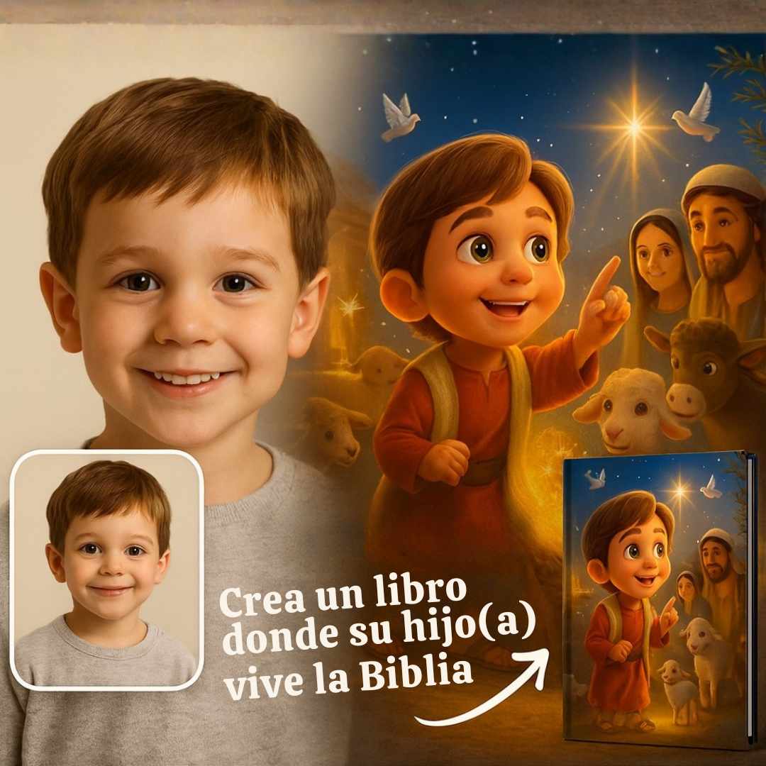 Libro'Mágico - Un libro donde él es el protagonista